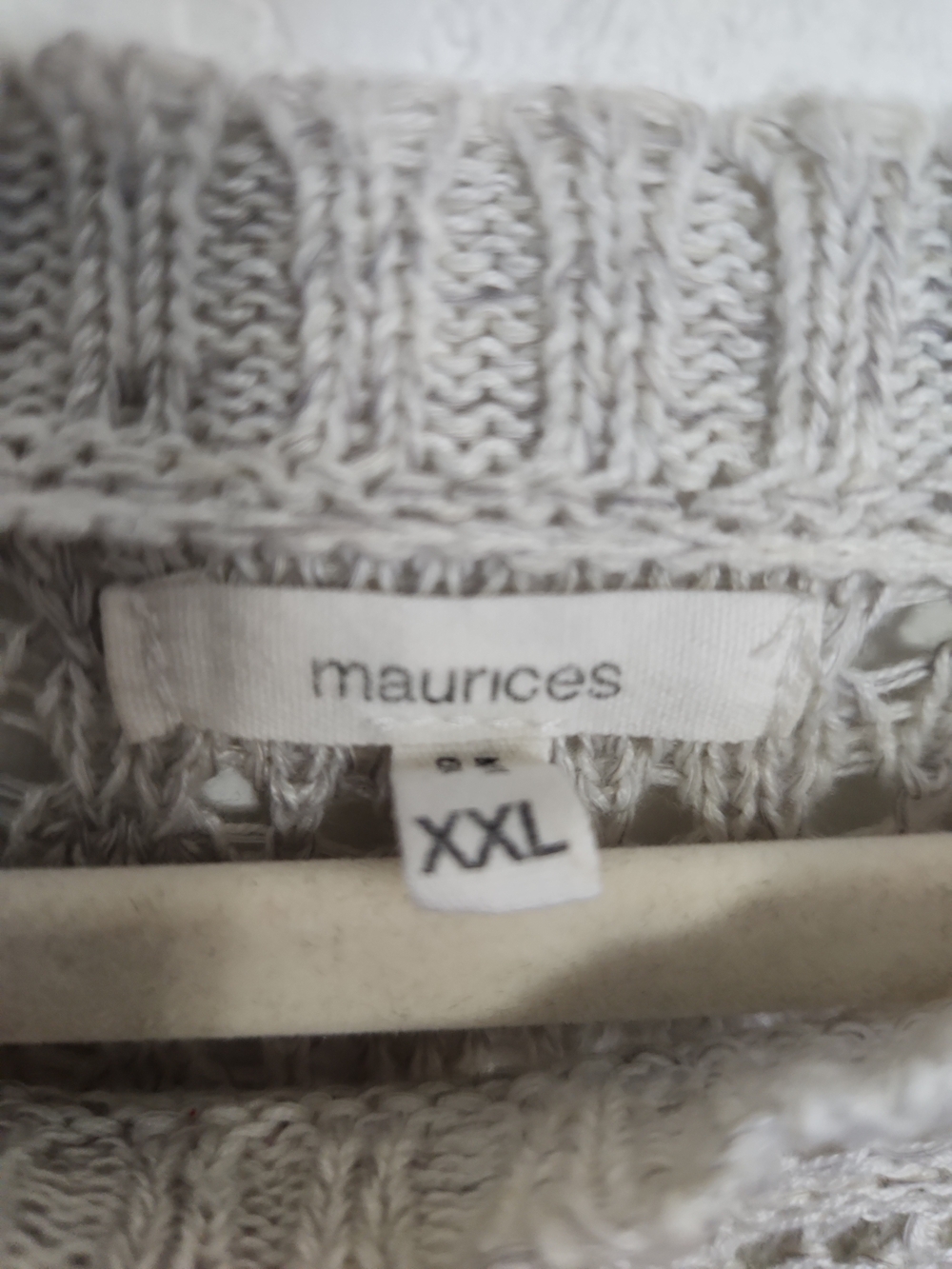 Maurices Cream Open-Knit Pullover Sweater - Picture 2 of 4